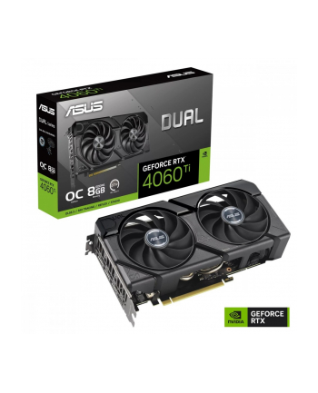 asus Karta graficzna GeForce RTX 4060 Ti DUAL OC 8GB EVO GDDR6 128bit 3DP