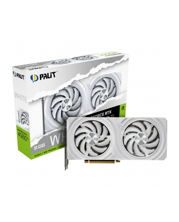 palit Karta graficzna GeForce RTX 4060 Ti 8GB GDDR6 128bit 3DP biała