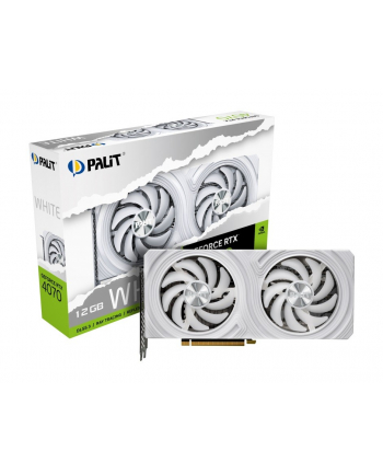 palit Karta graficzna GeForce RTX 4070 12GB GDDR6X 192bit 3DP biała