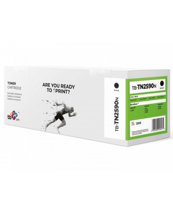 tb print Toner do Bczerwonyher TN2590 TB-TN2590N BK 100% nowy