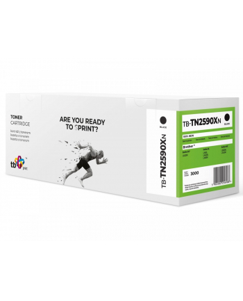 tb print Toner do Bczerwonyher TN2590XL TB-TN2590XN BK 100% nowy