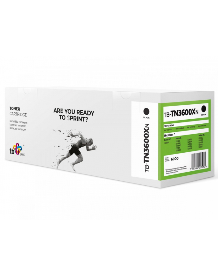 tb print Toner do Bczerwonyher TN3600XL TB-TN3600XN BK 100% nowy główny