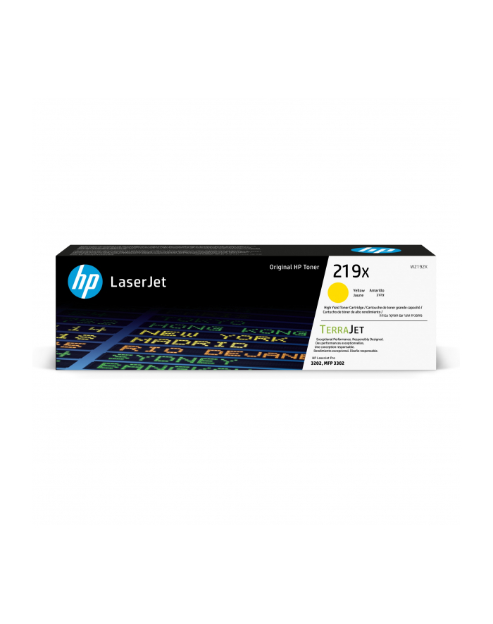 hp inc. Toner 219X W2192X żółty główny