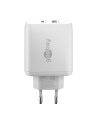 ŁADOWARKA USB-A USB-C 100-240V AC/5-20V DC 1.5-3A 45W BIAŁA 65412 GOOBAY - nr 2