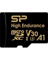 Karta pamięci Silicon Power microSDXC High Endurance Golden Series 64GB V30 UHS-1 U3 A1 4K UHD + adapter - nr 1