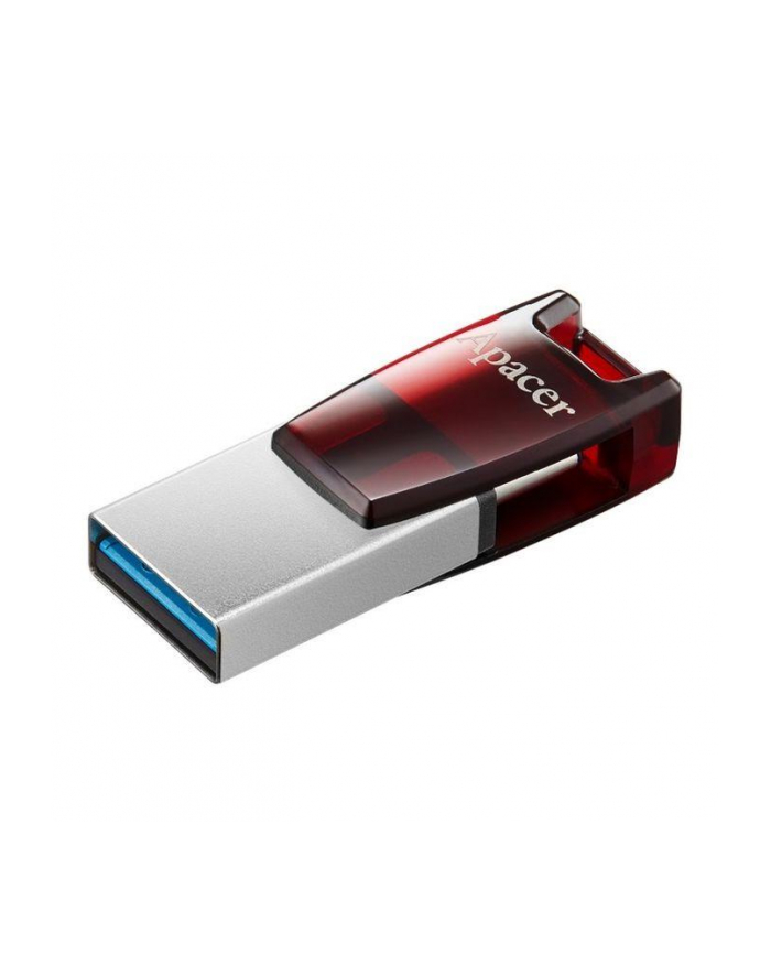 Pendrive Apacer AH180 64GB USB 3.2 gen.1 Dual OTG USB-B/USB-C czerwony główny