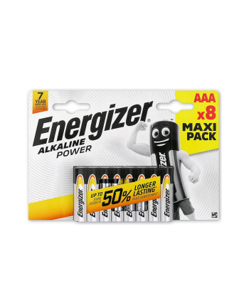 Bateria alkaliczna Energizer Alkaline Power AAA / LR03 - 8 sztuk (blister)