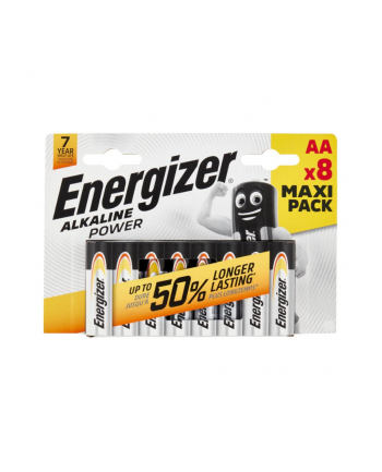 Bateria alkaliczna Energizer Alkaline Power AA / LR6 - 8 sztuk (blister)