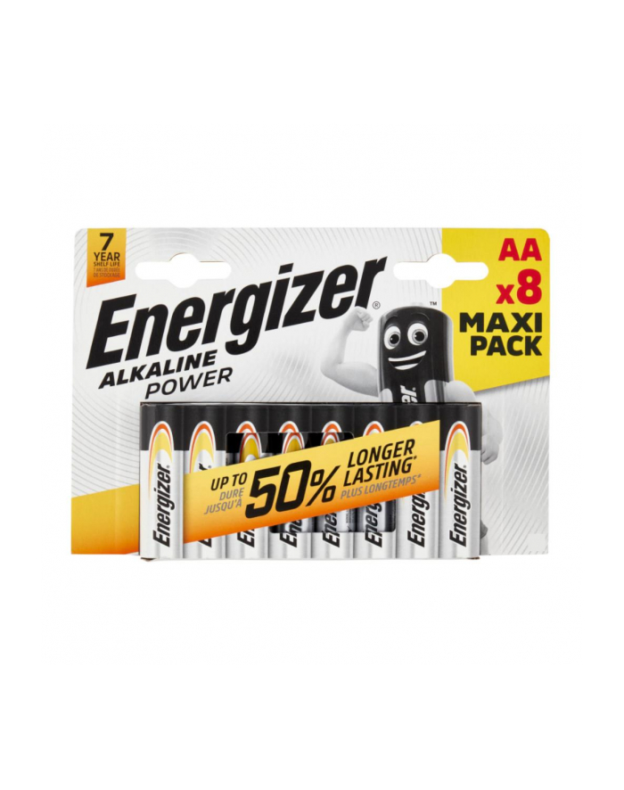 Bateria alkaliczna Energizer Alkaline Power AA / LR6 - 8 sztuk (blister) główny