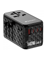 Adapter podróżny Verbatim UTA-10 GaN III globalny-globalny USB-A 3xUSB-C PD QC 4+ - nr 24
