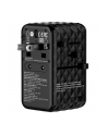 Adapter podróżny Verbatim UTA-10 GaN III globalny-globalny USB-A 3xUSB-C PD QC 4+ - nr 26