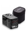 Adapter podróżny Verbatim UTA-10 GaN III globalny-globalny USB-A 3xUSB-C PD QC 4+ - nr 34