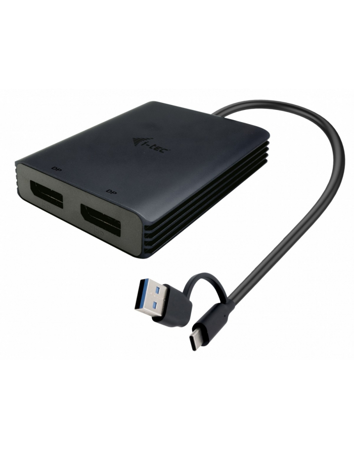 i-tec Adapter Video USB-A/USB-C Dual 4K/60 Hz DisplayPort główny