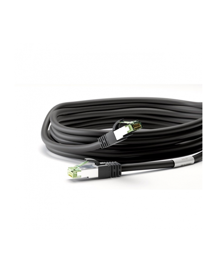 goobay CAT 8.1 patch cable, S/FTP (PiMF) (Kolor: CZARNY, 5 meters) główny