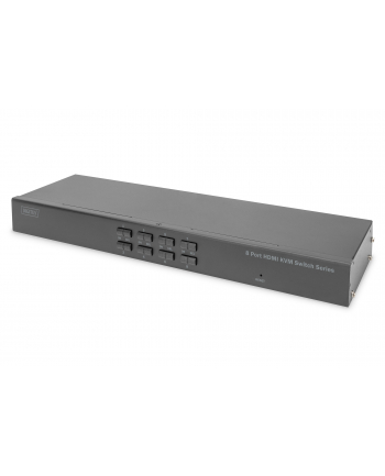 assmann electronic ASSMANN 19inch Rackmount 8 Port HDMI KVM Switch Single View