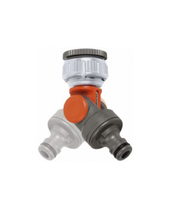 GARD-ENA Tap Connector angle (998-50) (gray / orange, 26.5mm (3/4 ''), 33,3mm (G 1''))