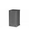 DIGITUS 10inch 12U wall mounting cabinet SOHO PRO 595 x 315 x 300mm Kolor: CZARNY - nr 2