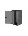 DIGITUS 10inch 12U wall mounting cabinet SOHO PRO 595 x 315 x 300mm Kolor: CZARNY - nr 3
