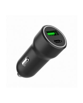 GEMBIRD Szybka ładowarka samochodowa 2x USB Type-C PD 20W czarna