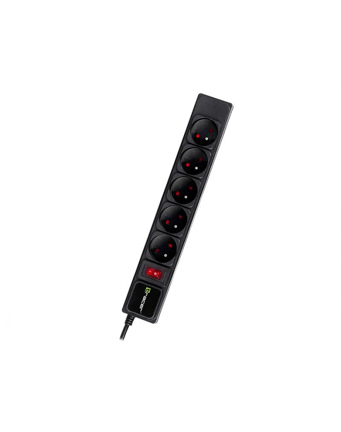 TRACER PowerGear 5m Black 5 socket power strip główny