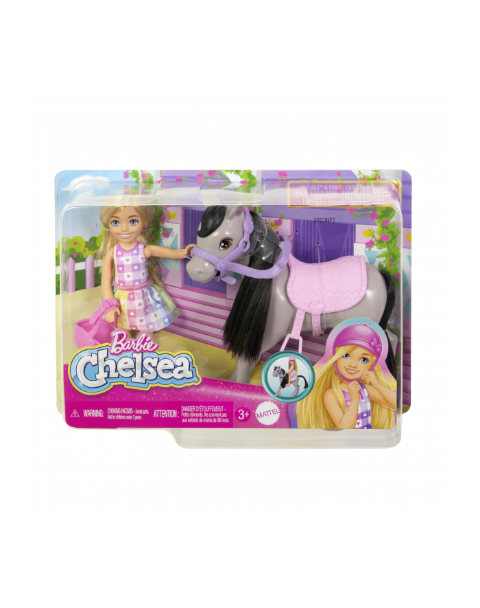 Mattel Barbie Family ' Friends Chelsea and Pony Doll główny