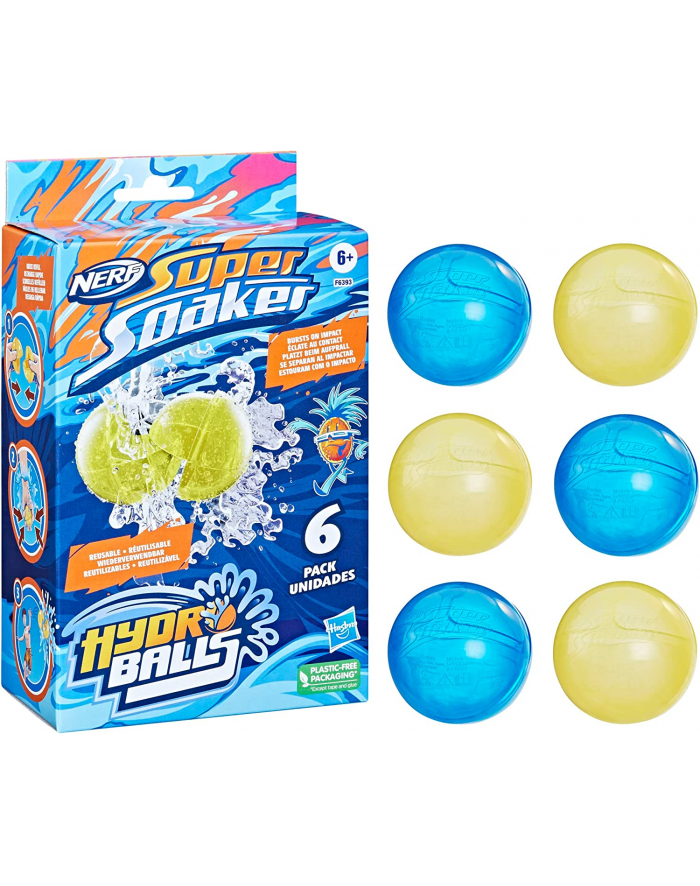 Hasbro Nerf Super Soaker Hydro Balls 6 Pack Water Toys główny