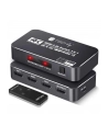 TECHLY Przełącznik HDMI 2.0b 3w1 4K HDR HDCP2.2 z pilotem - nr 1