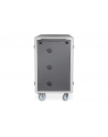 DIGITUS Charging trolley 15.6inch USB-C 30 charge bases PDU fan 1260 x 824 x 650mm - nr 31