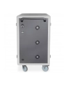 DIGITUS Charging trolley 15.6inch USB-C 30 charge bases PDU fan 1260 x 824 x 650mm - nr 42