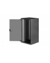 DIGITUS 10inch 12U wall mounting cabinet SOHO PRO 595 x 315 x 300mm Kolor: CZARNY - nr 3