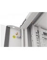 Szafa instalacyjna Lanberg rack wisząca 19'' 4U 600 drzwi szklane szara (złożona) - nr 11