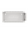 Szafa instalacyjna Lanberg rack wisząca 19'' 4U 600 drzwi szklane szara (złożona) - nr 7