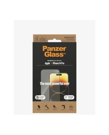PanzerGlass Screen Pczerwonyector Ultra-Wide Fit, pczerwonyective film (transparent, iPhone 14 Pro) nr 2