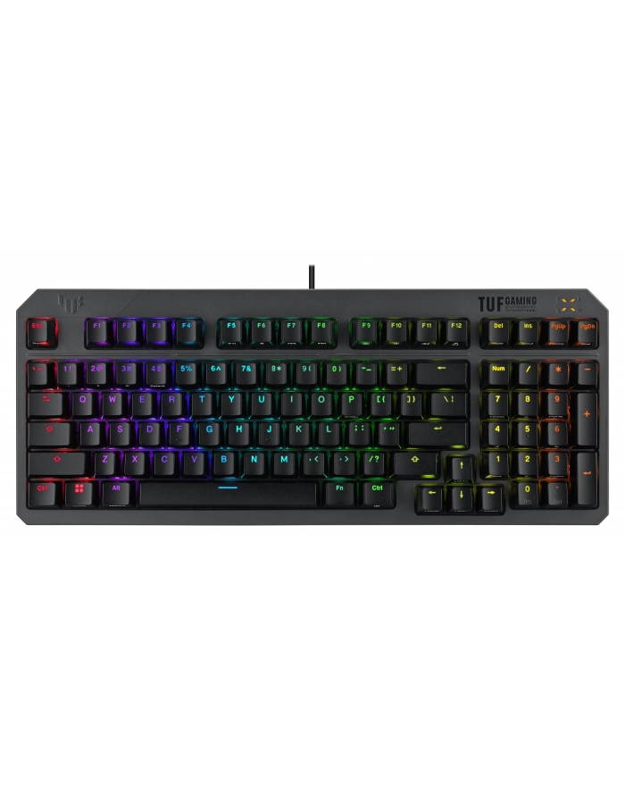 asus Klawiatura TUF Gaming K3 Gen II RGB/USB/IP57 AuraSync Czarna główny