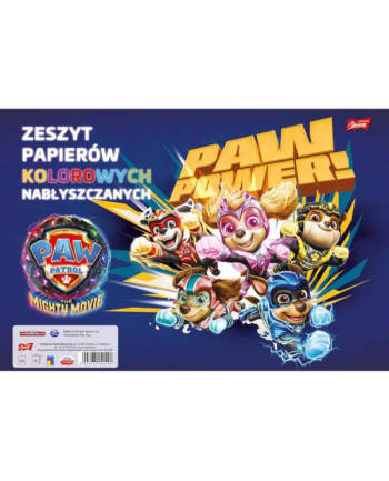 majewski Zeszyt papierów kolorowych A4 10k Psi Patrol PAW PATROL  cena za 1 sztukę