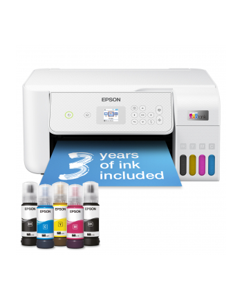 epson Urządzenie wielofunkcyjne L3286 ITS kolor A4/33ppm/WiFi(D)/LCD3.7cm/biała nr 2