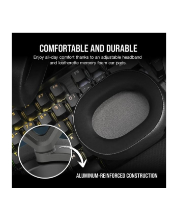 corsair Słuchawki HS65 Wireless Carbon V2