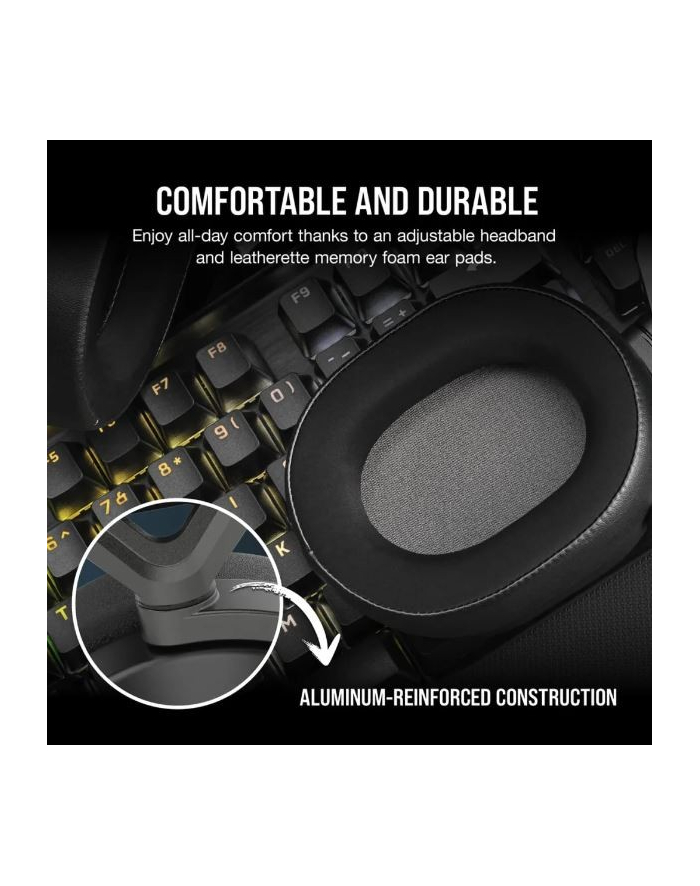 corsair Słuchawki HS65 Wireless Carbon V2 główny