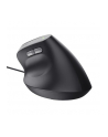 trust Mysz ergonomiczna przewodowa Bayo II czarna - nr 14