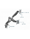 gembird Ramię biurkowe na 2 monitory 17-32 cali 9kg szare - nr 3