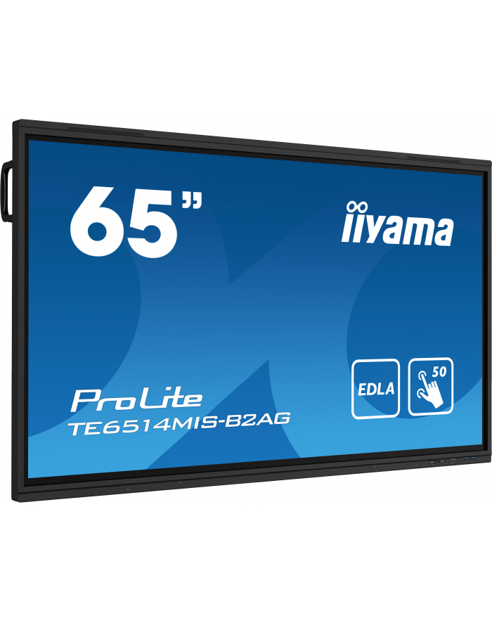 iiyama Monitor interaktywny 65 cali TE6514MIS-B2AG, INFRARED,50pkt,VA,4K, 7H,WiFi,MIC,USB, ANDROID 13, Google EDLA główny