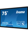 iiyama Monitor interaktywny 75 cali TE7514MIS-B2, INFRARED,50pkt,VA,4K,7H,WiFi,MIC,USB ANDROID 13, Google EDLA - nr 52