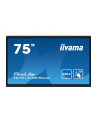 iiyama Monitor interaktywny 75 cali TE7514MIS-B2, INFRARED,50pkt,VA,4K,7H,WiFi,MIC,USB ANDROID 13, Google EDLA - nr 75