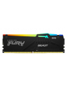 kingston Pamięć DDR5 Fury Beast RGB 16GB(1*16GB)/6000 CL30 XMP czarna - nr 1