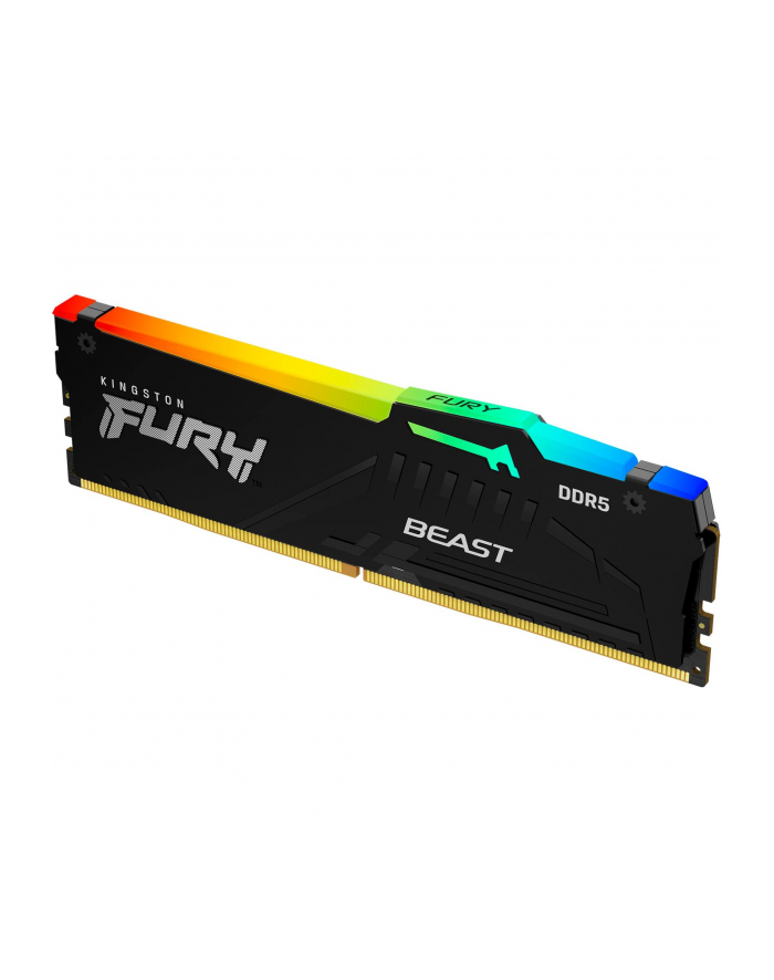 kingston Pamięć DDR5 Fury Beast RGB 16GB(1*16GB)/6000 CL30 XMP czarna główny