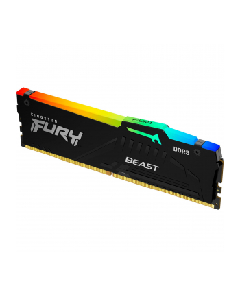 kingston Pamięć DDR5 Fury Beast RGB 32GB(1*32GB)/6000 CL30 XMP czarna