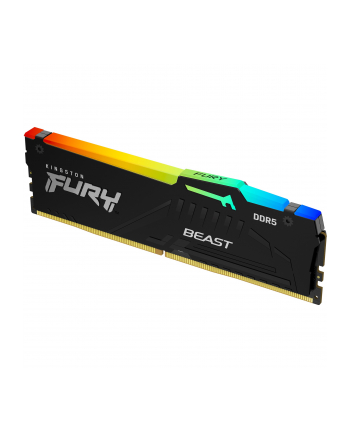 kingston Pamięć DDR5 Fury Beast RGB 32GB(1*32GB)/6000 CL30 EXPO czarna