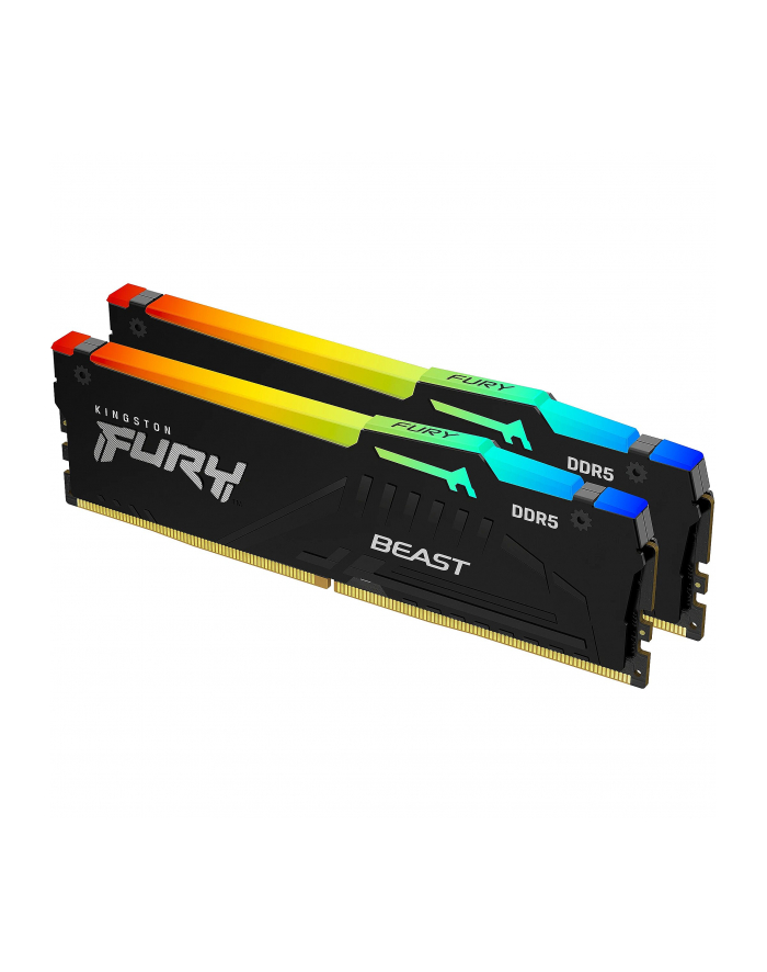 kingston Pamięć DDR5 Fury Beast RGB 32GB(2*16GB)/6000 CL30 EXPO czarna główny