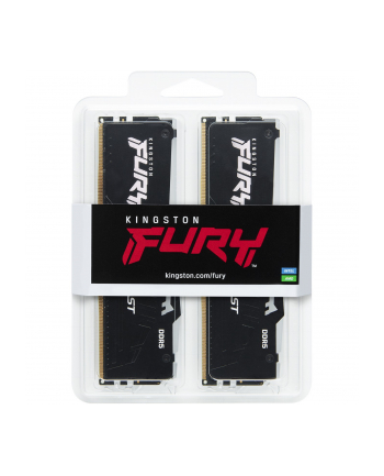 kingston Pamięć DDR5 Fury Beast RGB 64GB(2*32GB)/6000 CL30 EXPO czarna