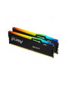 kingston Pamięć DDR5 Fury Beast RGB 64GB(2*32GB)/6000 CL30 EXPO czarna - nr 17